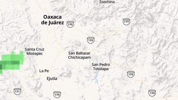 mapa de la ciudad de San Lucas Quiavini