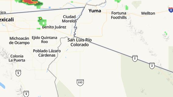 mapa de la ciudad de San Luis Rio Colorado