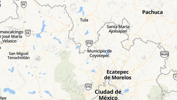 mapa de la ciudad de San Luis Taxhimay