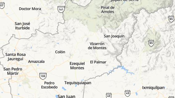 mapa de la ciudad de San Pablo Toliman