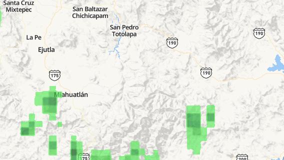 mapa de la ciudad de San Pedro Martir Quiechapa