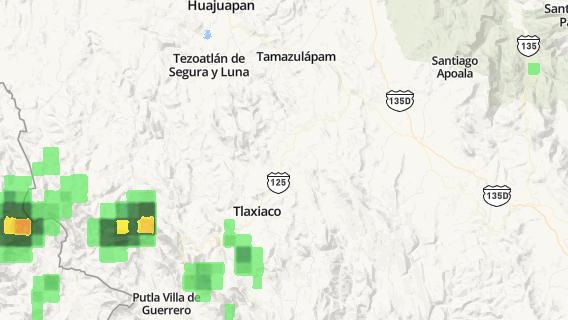 mapa de la ciudad de San Pedro Martir Yucuxaco
