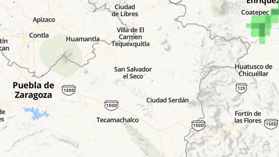 mapa de la ciudad de San Salvador El Seco