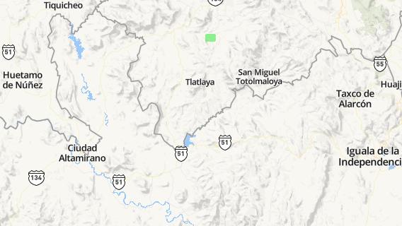 mapa de la ciudad de Santa Ana Zicatecoyan
