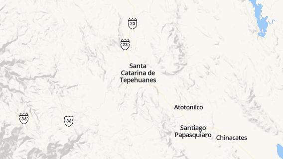 mapa de la ciudad de Santa Catarina de Tepehuanes