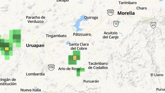 mapa de la ciudad de Santa Clara del Cobre