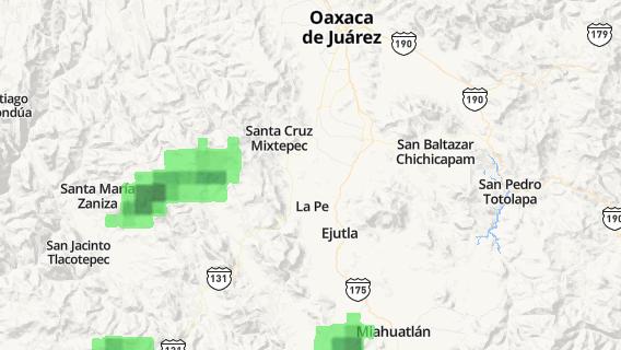 mapa de la ciudad de Santa Cruz Mixtepec