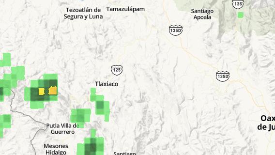 mapa de la ciudad de Santa Cruz Tayata