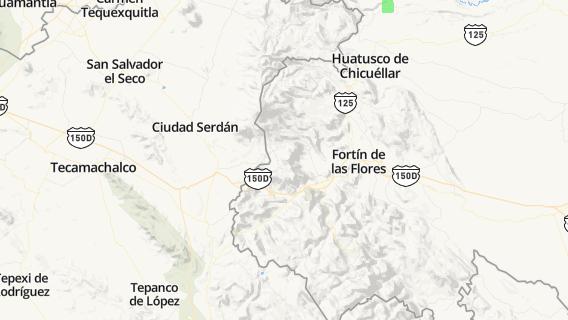 mapa de la ciudad de Santa Cruz Texmalaquilla