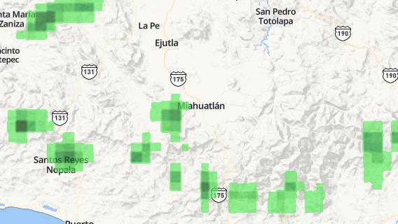 mapa de la ciudad de Santa Cruz Xitla