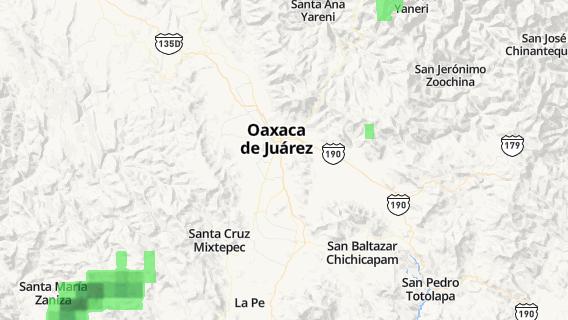 mapa de la ciudad de Santa Cruz Xoxocotlan