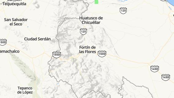 mapa de la ciudad de Santa Lucia Potrerillo