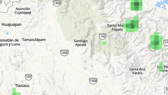 mapa de la ciudad de Santa Maria Apazco