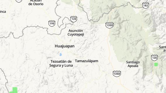 mapa de la ciudad de Santa Maria Camotlan