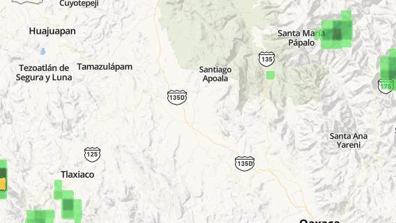 mapa de la ciudad de Santa Maria Chachoapam