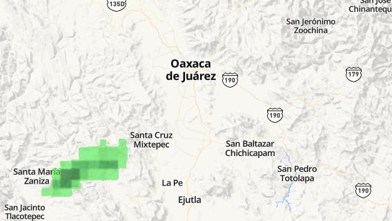 mapa de la ciudad de Santa Maria Coyotepec