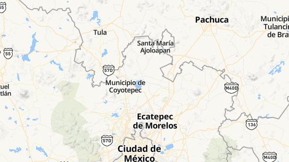 mapa de la ciudad de Santa Maria de Guadalupe