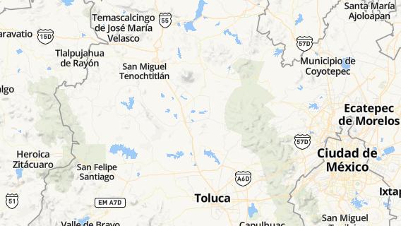 mapa de la ciudad de Santa Maria del Llano