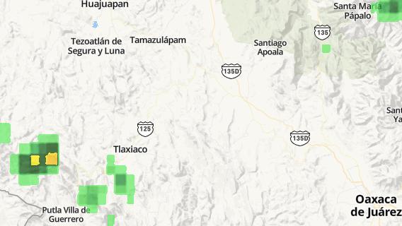 mapa de la ciudad de Santa Maria Nduayaco