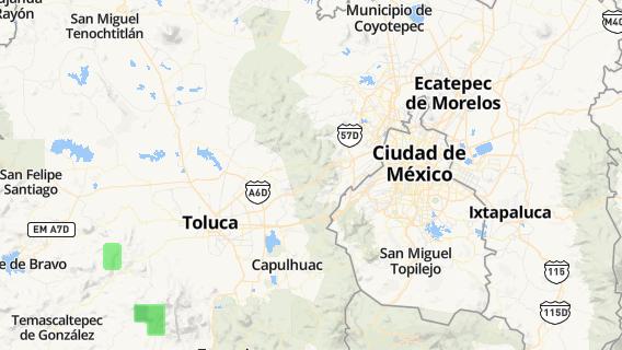 mapa de la ciudad de Santa Maria Zolotepec