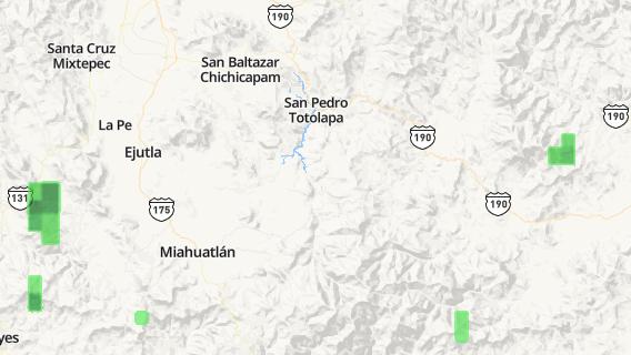 mapa de la ciudad de Santa Maria Zoquitlan