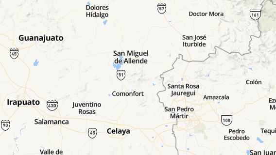mapa de la ciudad de Santa Teresita de Don Diego