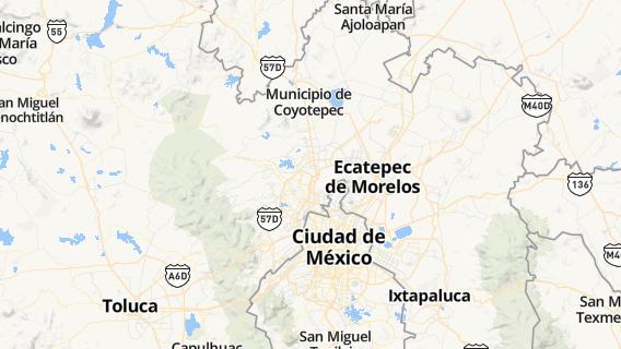 mapa de la ciudad de Santiago Cuautlalpan