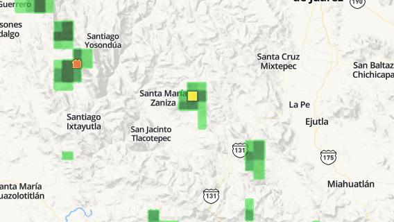 mapa de la ciudad de Santiago Textitlan
