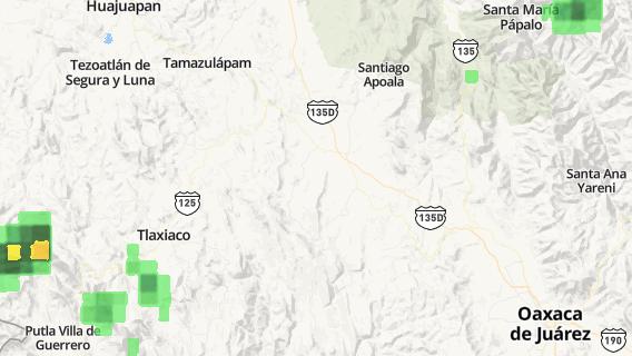 mapa de la ciudad de Santo Domingo Tlatayapam