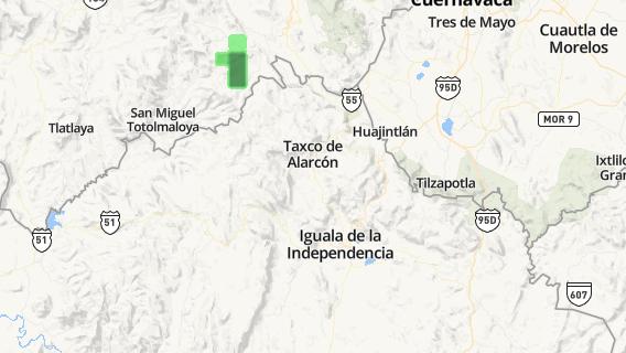 mapa de la ciudad de Taxco de Alarcon