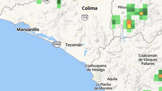 mapa de la ciudad de Tecoman