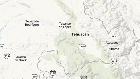mapa de la ciudad de Teontepec