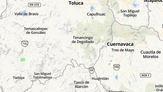 mapa de la ciudad de Tepetzingo