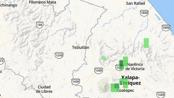 mapa de la ciudad de Teziutlan