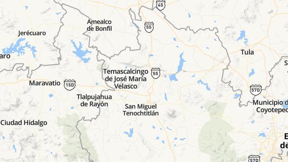 mapa de la ciudad de Tixmadeje Chiquito