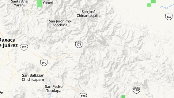 mapa de la ciudad de Tlahuitoltepec