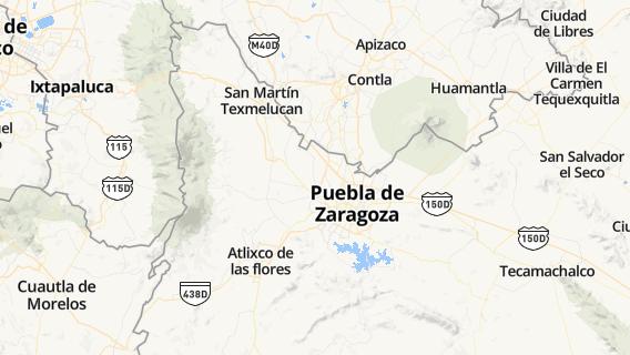 mapa de la ciudad de Tlaltenango