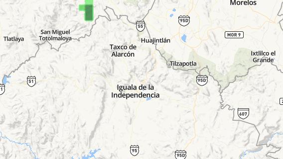 mapa de la ciudad de Tlamacazapa