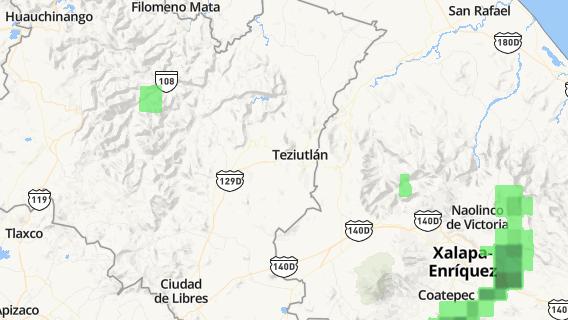 mapa de la ciudad de Tlatlauquitepec