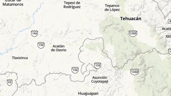 mapa de la ciudad de Totoltepec de Guerrero
