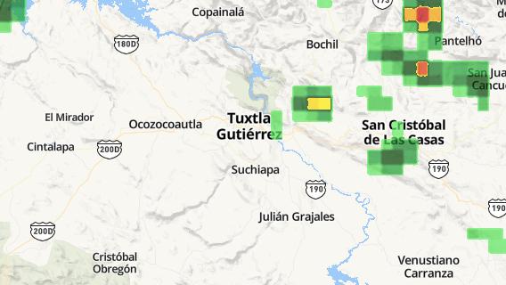 mapa de la ciudad de Tuxtla