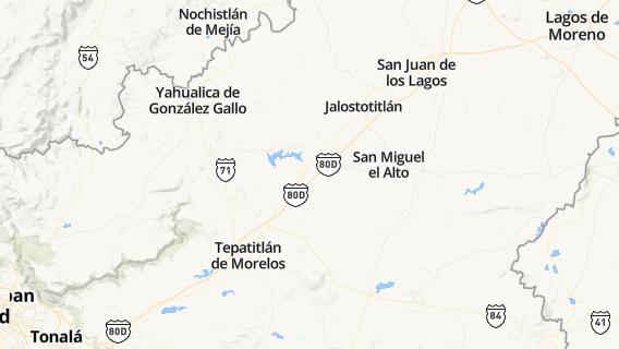 mapa de la ciudad de Valle de Guadalupe