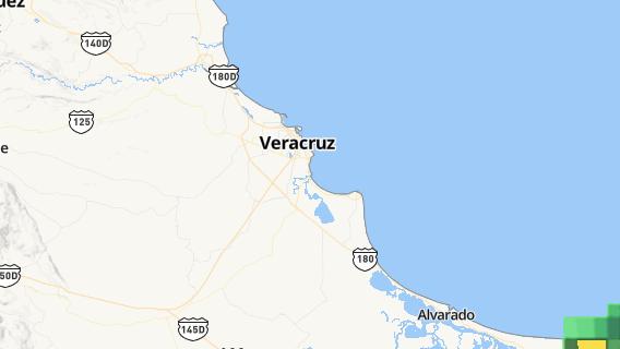 mapa de la ciudad de Veracruz