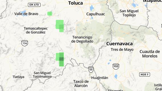 mapa de la ciudad de Villa Guerrero