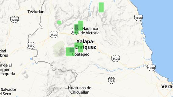 mapa de la ciudad de Xalapa de Enriquez