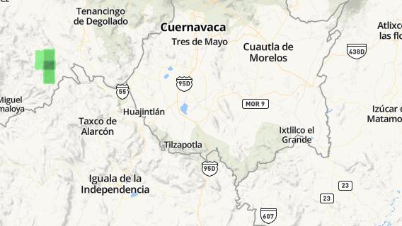mapa de la ciudad de Xoxocotla
