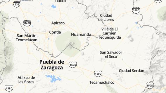 mapa de la ciudad de Zitlaltepec
