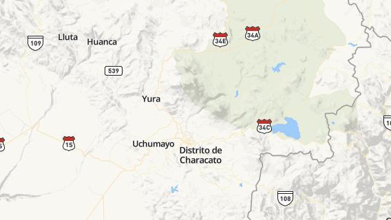 mapa de la ciudad de Arequipa