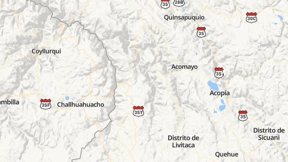 mapa de la ciudad de Capacmarca