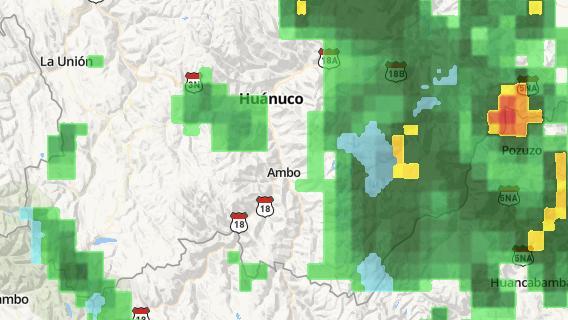 mapa de la ciudad de Huacar
